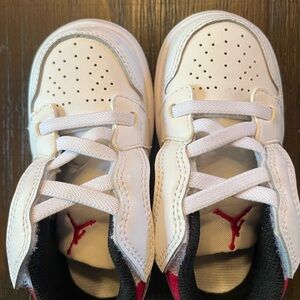 Jordan Toddler Sneakers in White and Red